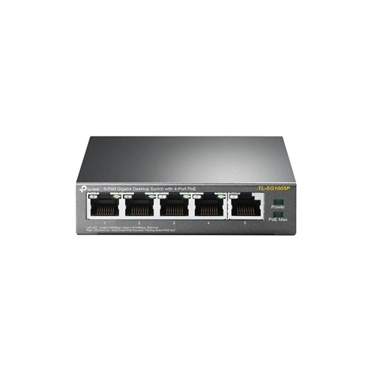 TP-Link TL-SG1005P 5x GbE LAN Switch 4xPoE nem menedzselhető asztali switch #1