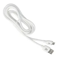 AVAX CB621 CREAMY+ USB A-Type C 2.4A, 1,5m fehér-ezüst gyorstöltő kábel #2