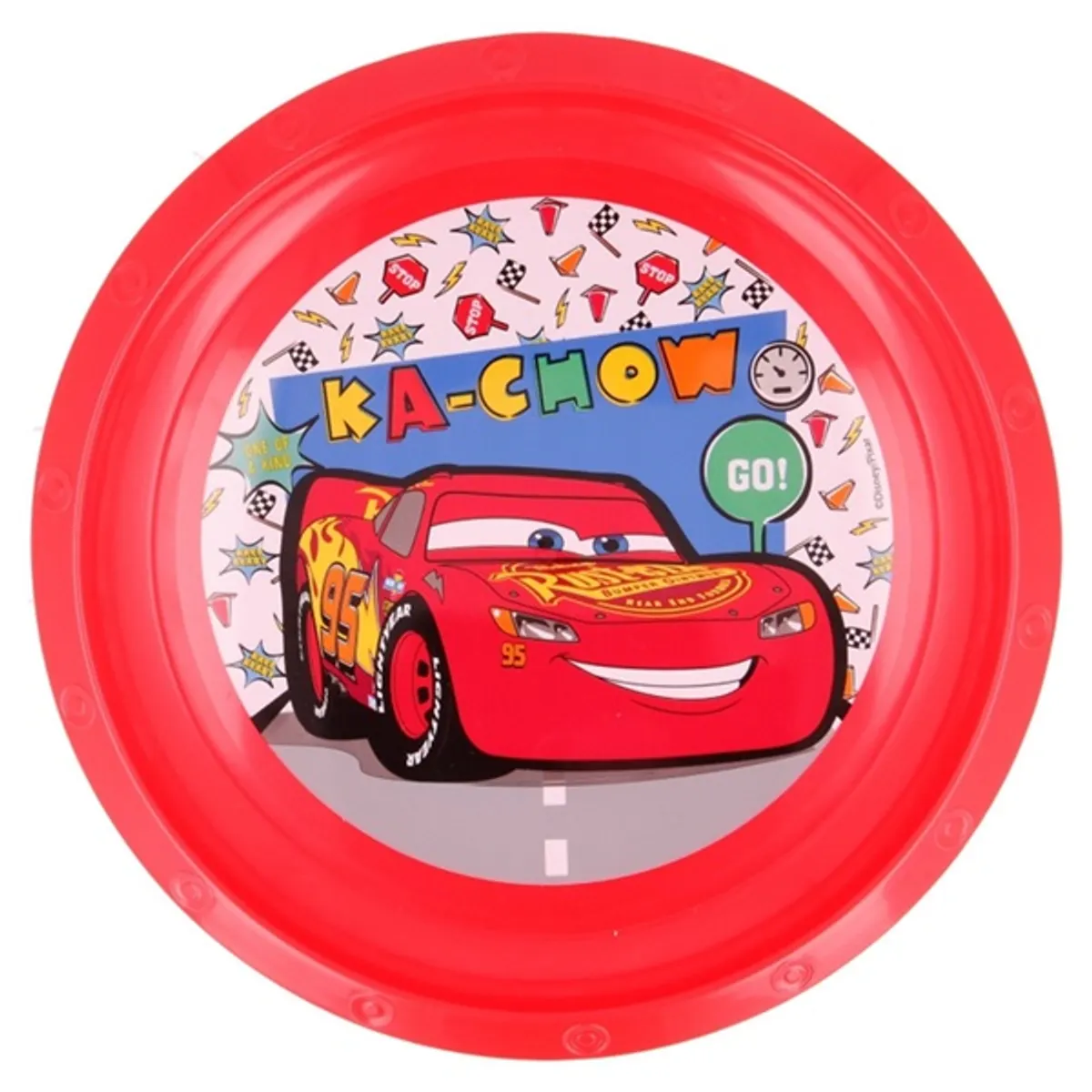 IRIS CARS RACE Disney műanyag lapostányér #1