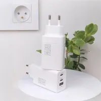 Maxlife ML081100 65W 2xType-C + USB fehér gyorstöltő adapter #6