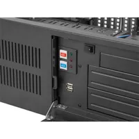 Lanberg SC01-4504-10B 19" 4U SZÉL:430mm MÉLY:450mm MAG:177mm táp nélküli rack szerver ház #4