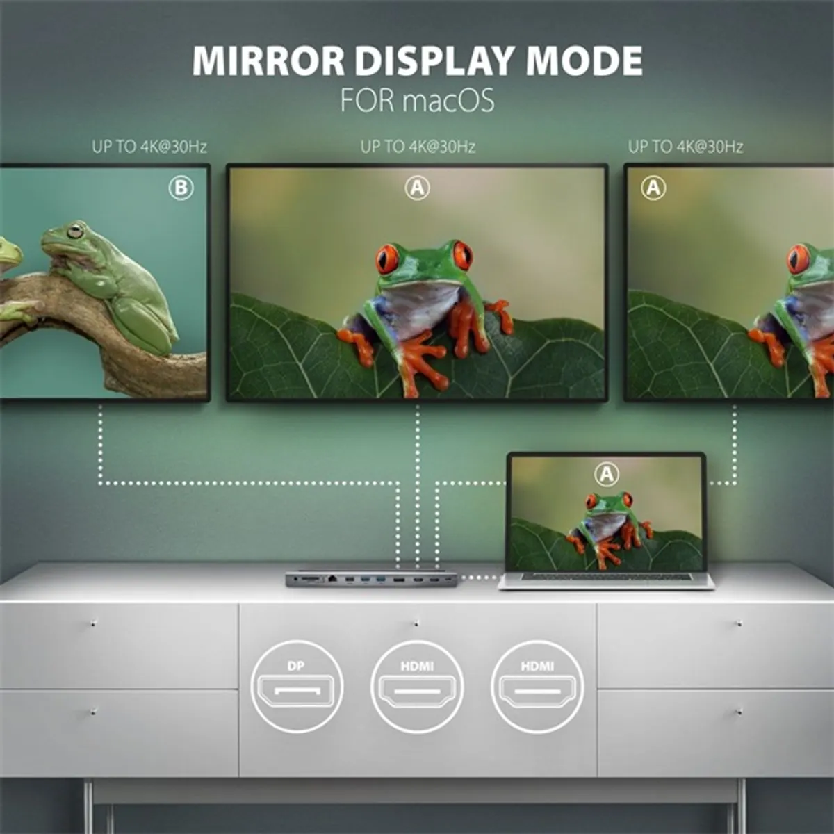 Axagon HMC-4KX3 11in1 ezüst Type C USB HUB #5