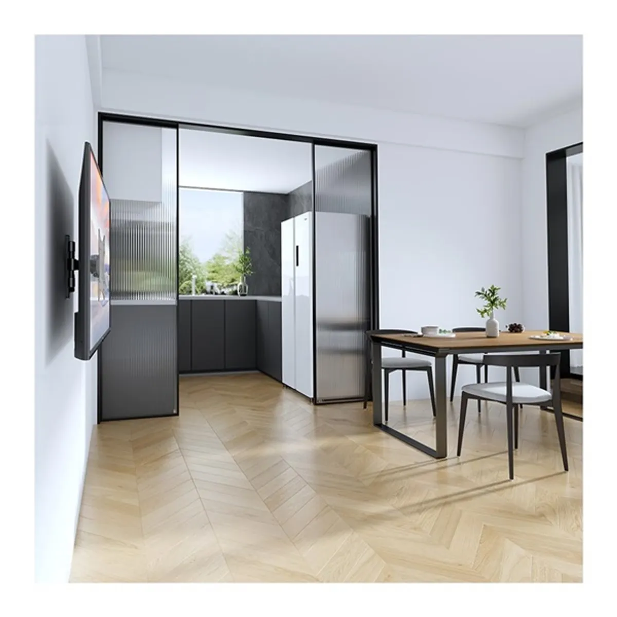 Stell SHO 4540 23"-42" VESA 200x200 kihúzható fali konzol #6