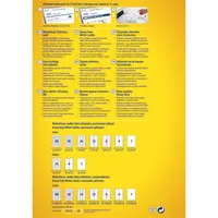 Avery L4775-20 210×297mm vízálló 20db-os fehér etikett #3