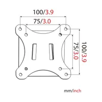 DIGITUS univerzális 100x100 fix fali konzol #5