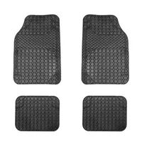 Carguard 55835A 68 x 44cm, 44 x 34cm PVC fekete univerzális autós gumiszőnyeg szett #1