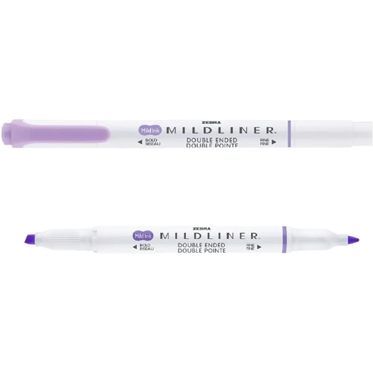 Zebra Mildliner Cool&Refined lila kettős végű szövegkiemelő #1