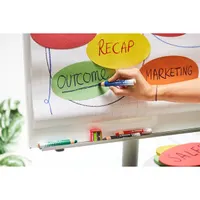 Stabilo MARKdry táblákhoz és flipchartokhoz vastag piros táblaceruza #4