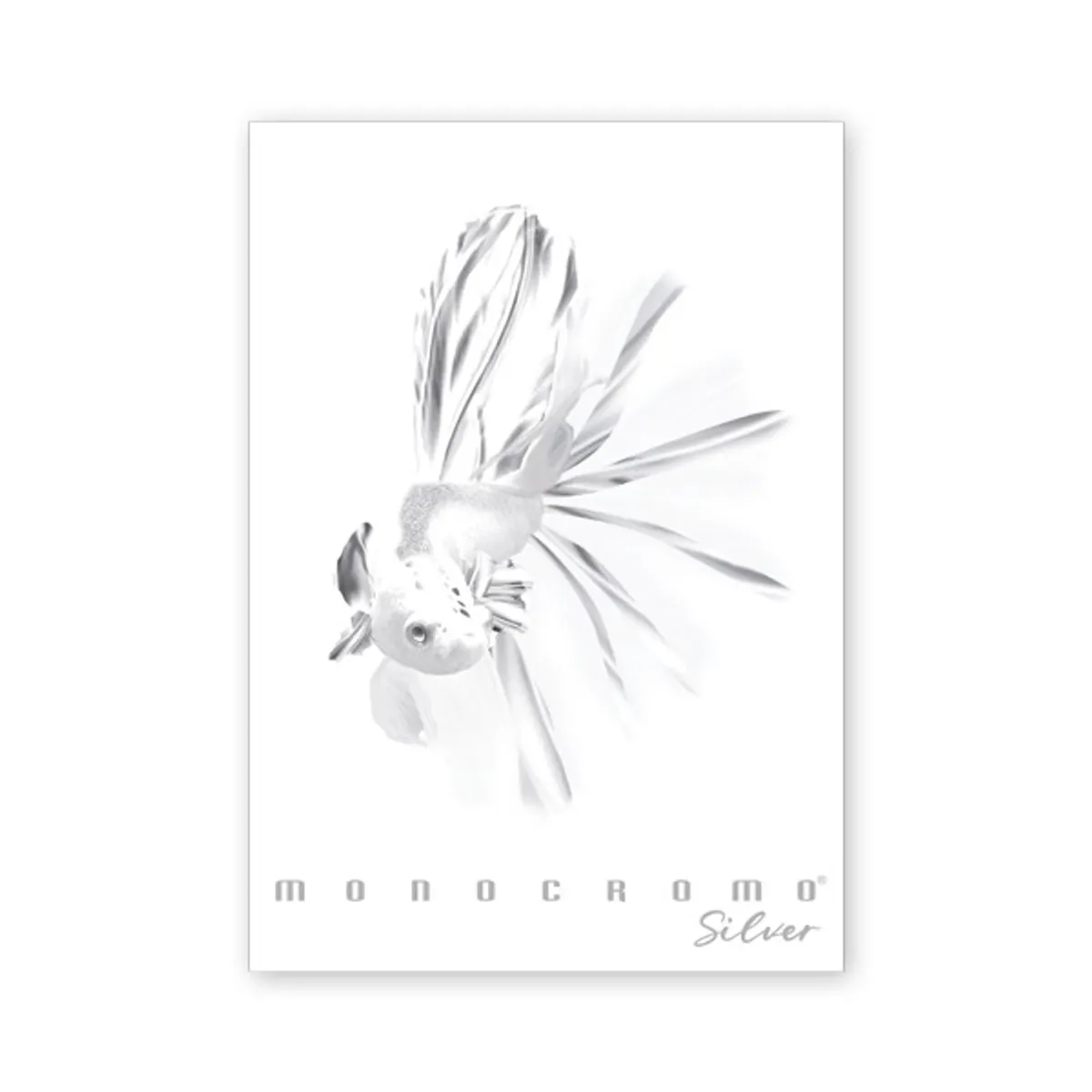 Pigna Monocromo Silver A4 38 lap, tűzött, kockás füzet #2