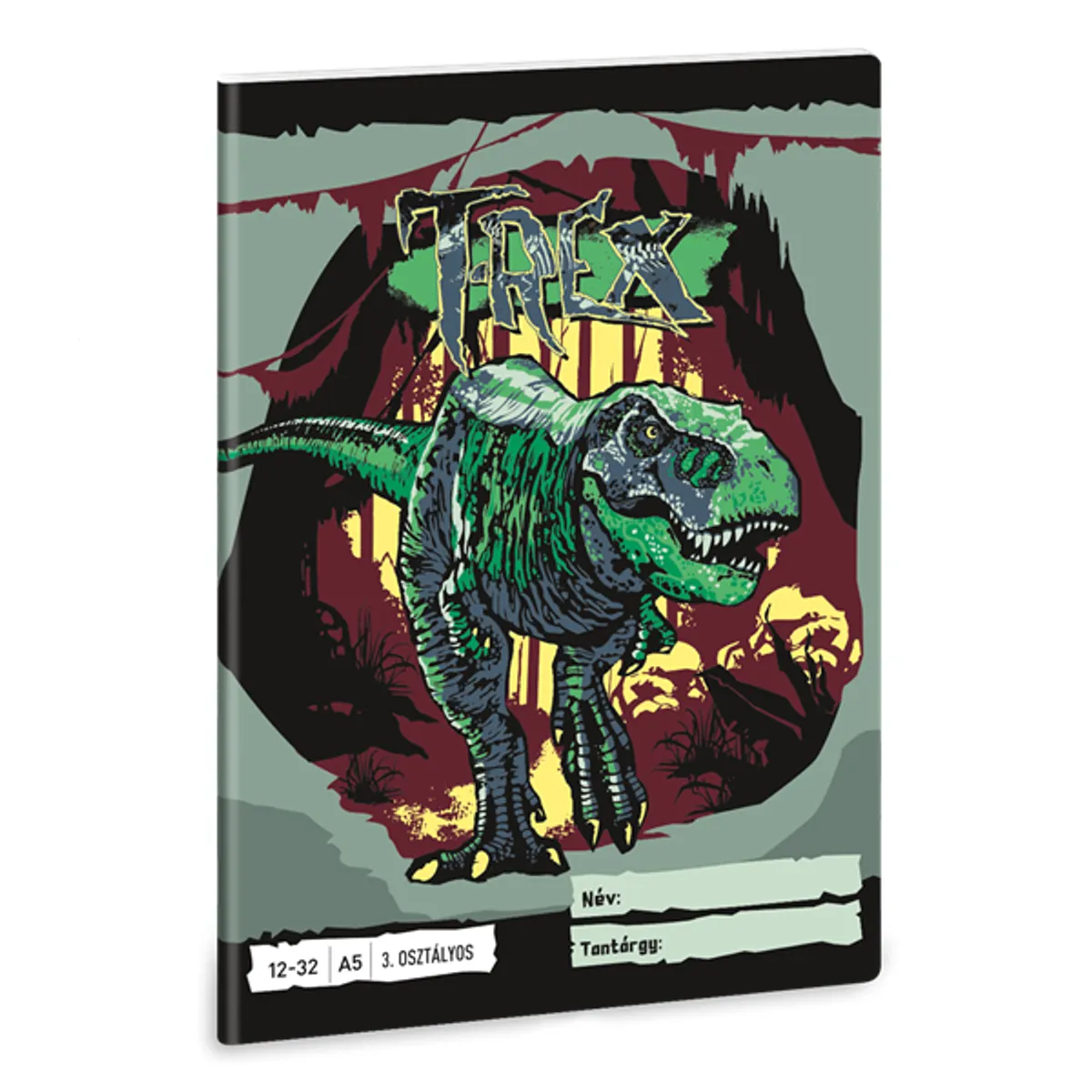 Ars Una T-Rex 24 (5346) A5 12-32 3. osztályos vonalas füzet #1