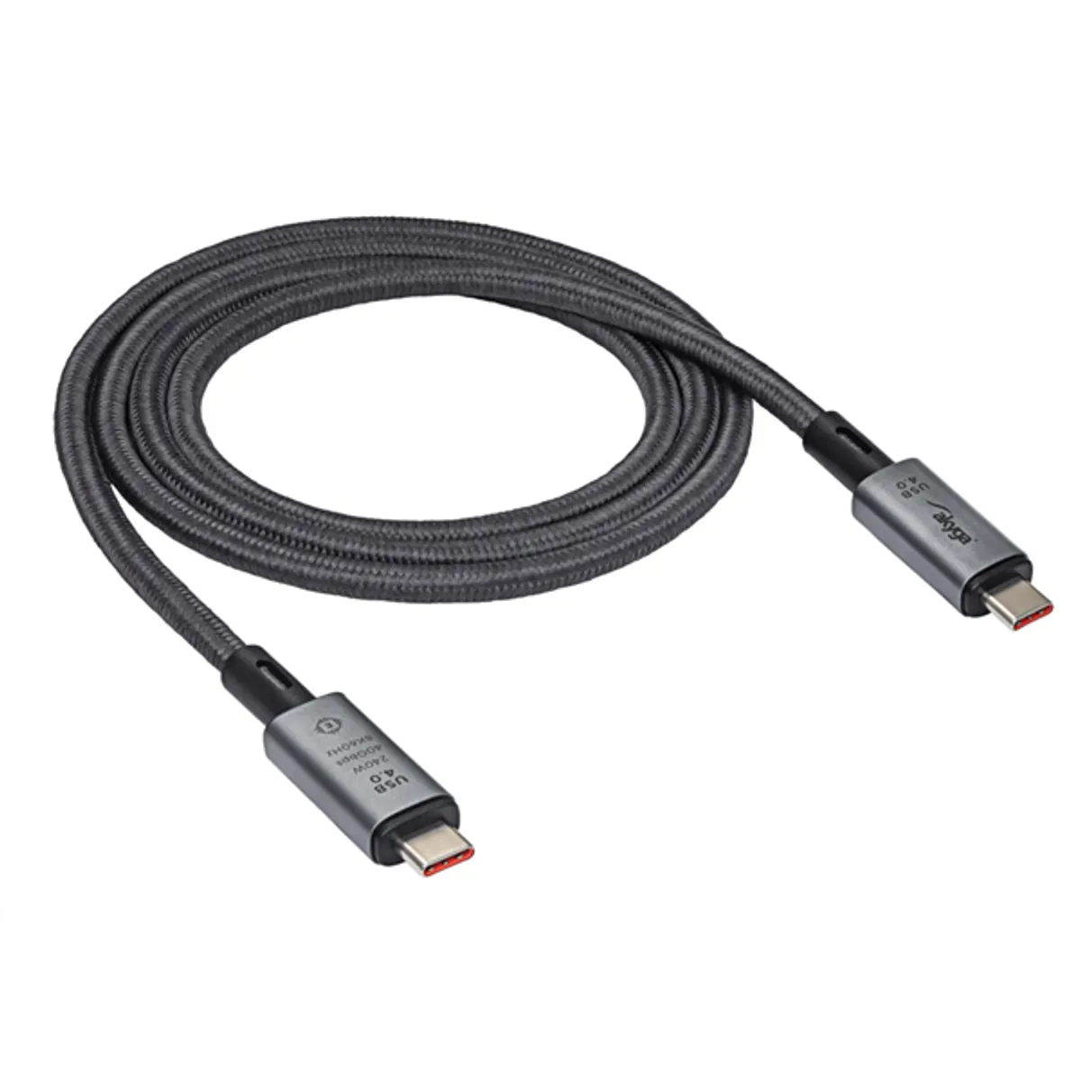 Akyga AK-USB-45 40Gb/s 240W 1m USB4 type C kábel #1