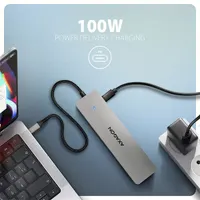 Axagon HMC-7HX2 USB-C 5Gbps DUAL 4K DISPLAY 7in1 hub #3