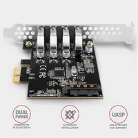 Axagon PCEU-43RS 4db USB 3.2 gen1 portos PCI-Express kártya #4