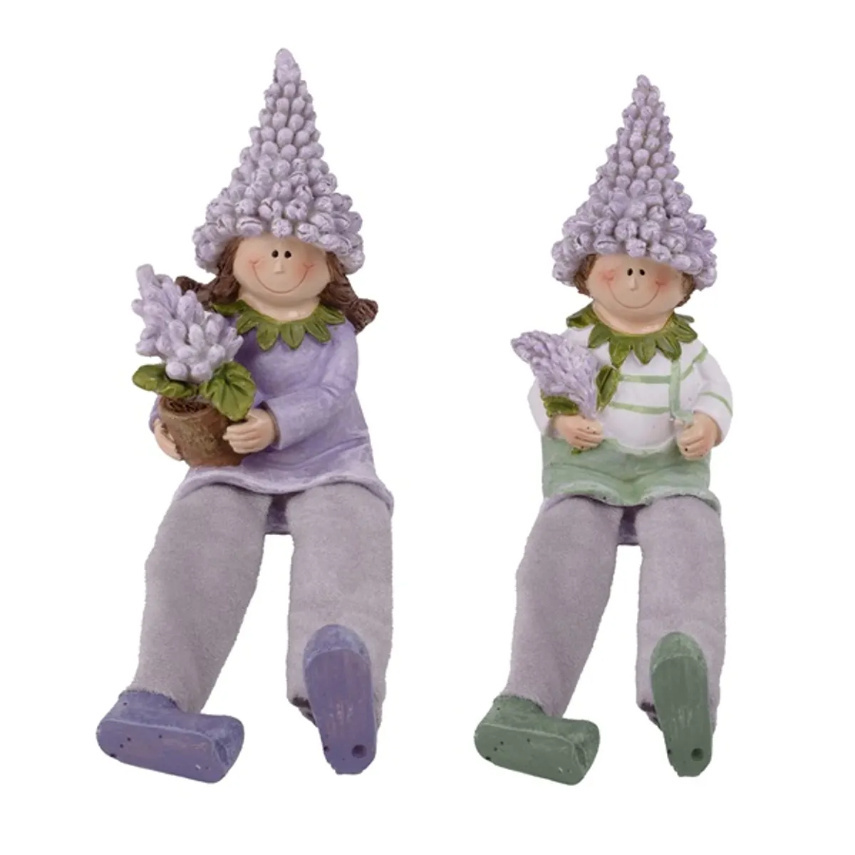 IRIS dekor műgyanta levendula gyerek 2 szortiment lila/zöld 17cm #1