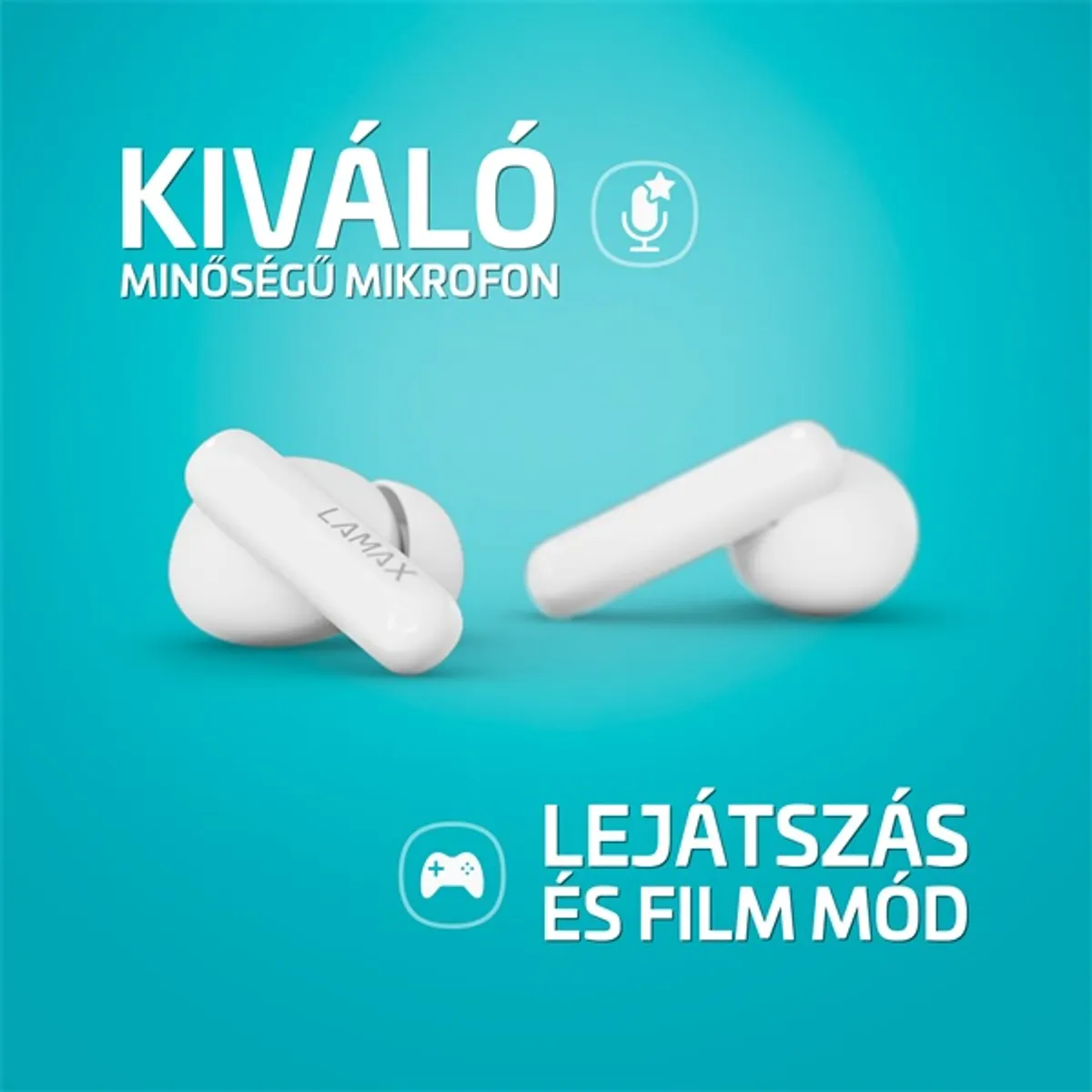 LAMAX Clips1 Plus True Wireless Bluetooth fehér fülhallgató #6