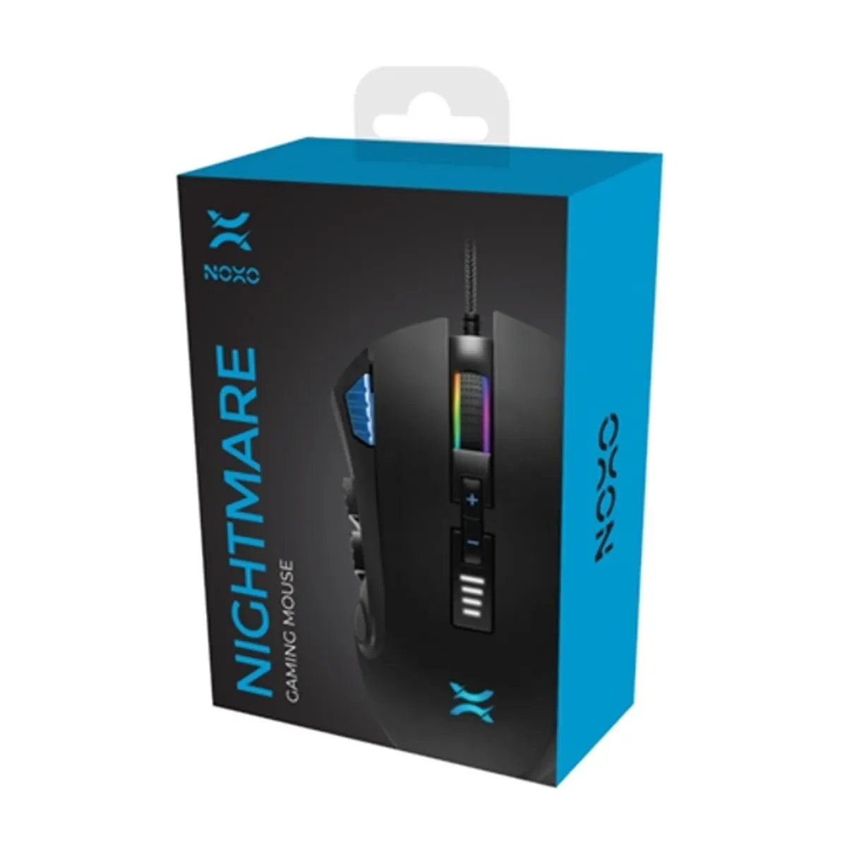 NOXO Nightmare 5000dpi RGB gamer egér #7