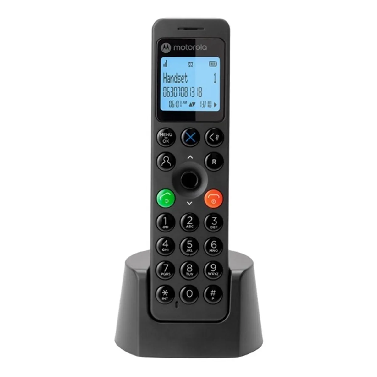 Motorola DOT201 fekete dect telefon #1