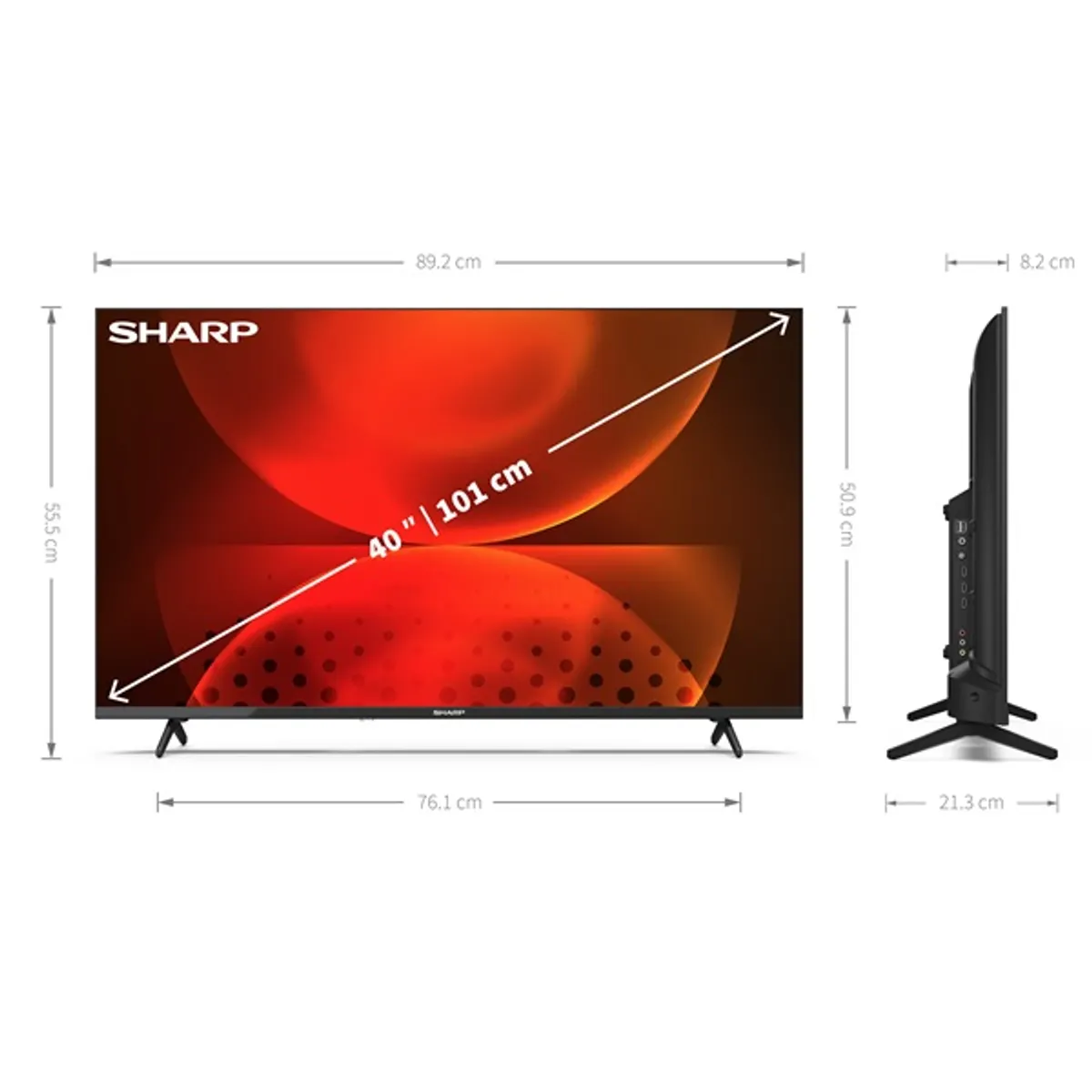 Sharp 40" 40FH2EA Full HD Android Smart LED TV #8