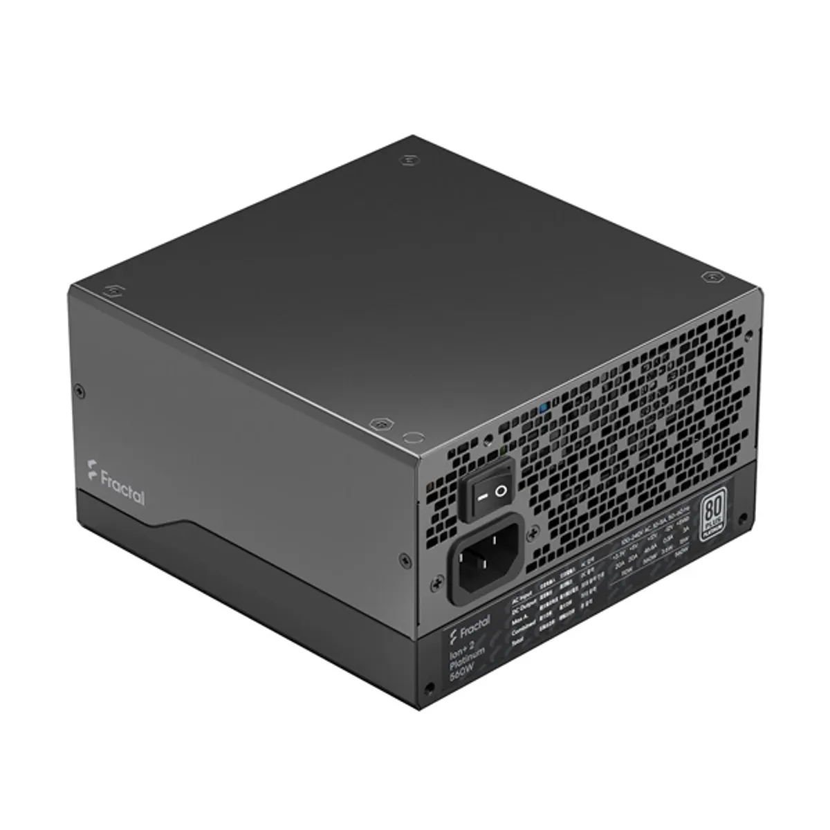 Fractal Design Ion+ 2 550W (560W) 80+ Platinum ventillátorral moduláris dobozos tápegység #6