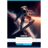 Nebulo Vagány minták I.  A5 4. osztályos 21-32 tűzött vonalas füzet #8