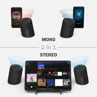 Hama 188220 "TWIN 2.0", 20W, vízálló, fekete bluetooth hangszóró #9