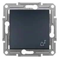 Schneider EPH0800171 ASFORA csengőjel/rugós bekötésű/antracit egypólusú nyomó