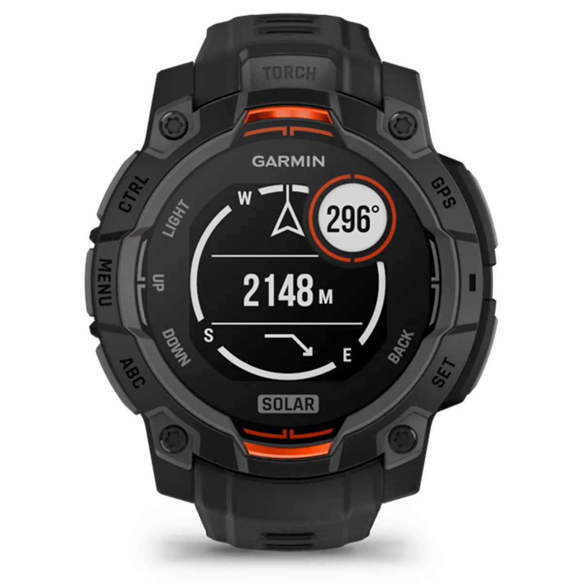 Garmin Instinct 3 45mm Solar fekete okosóra #1