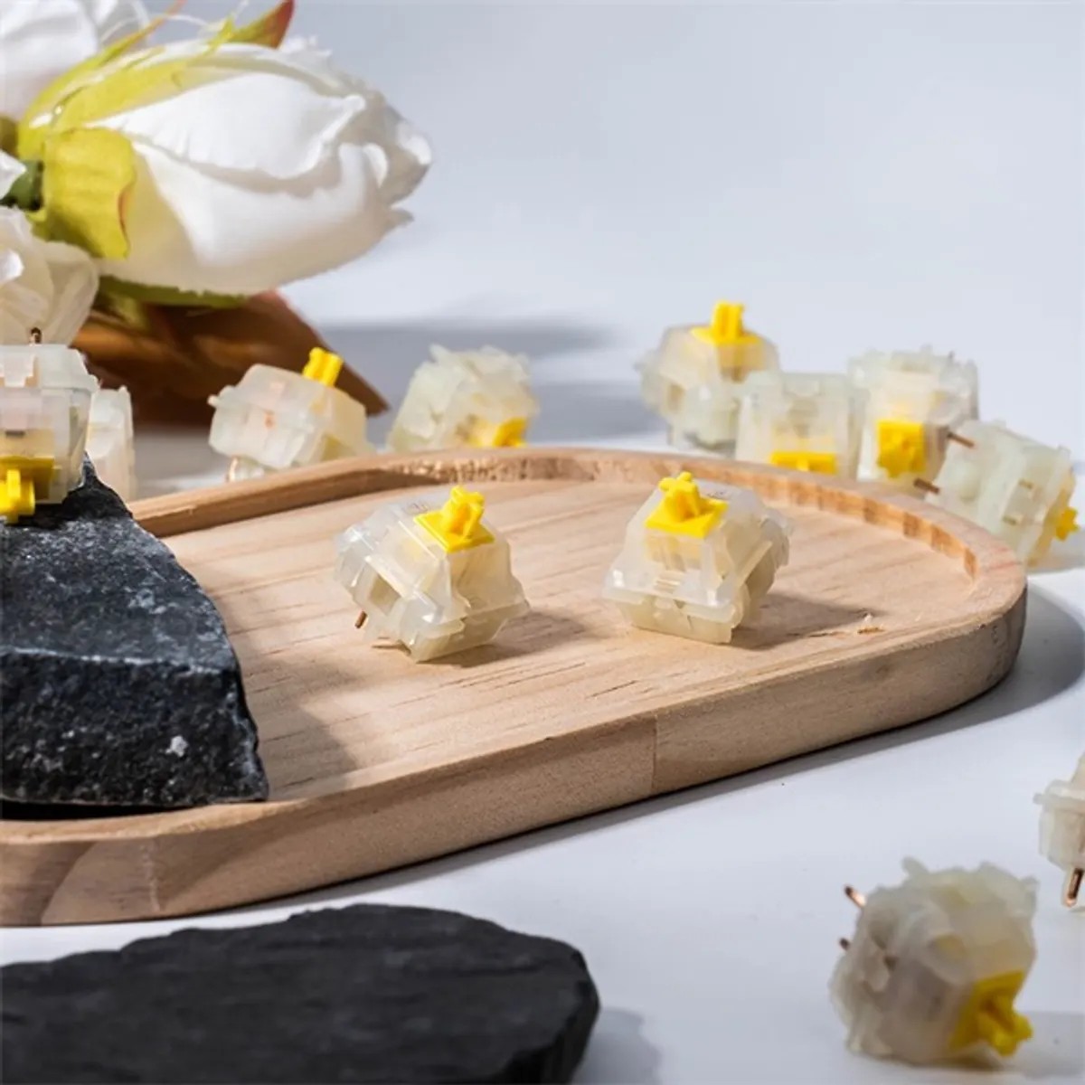 Gateron KS-3X1 Milky Yellow Pro - Lineáris switch szett (35db) #5