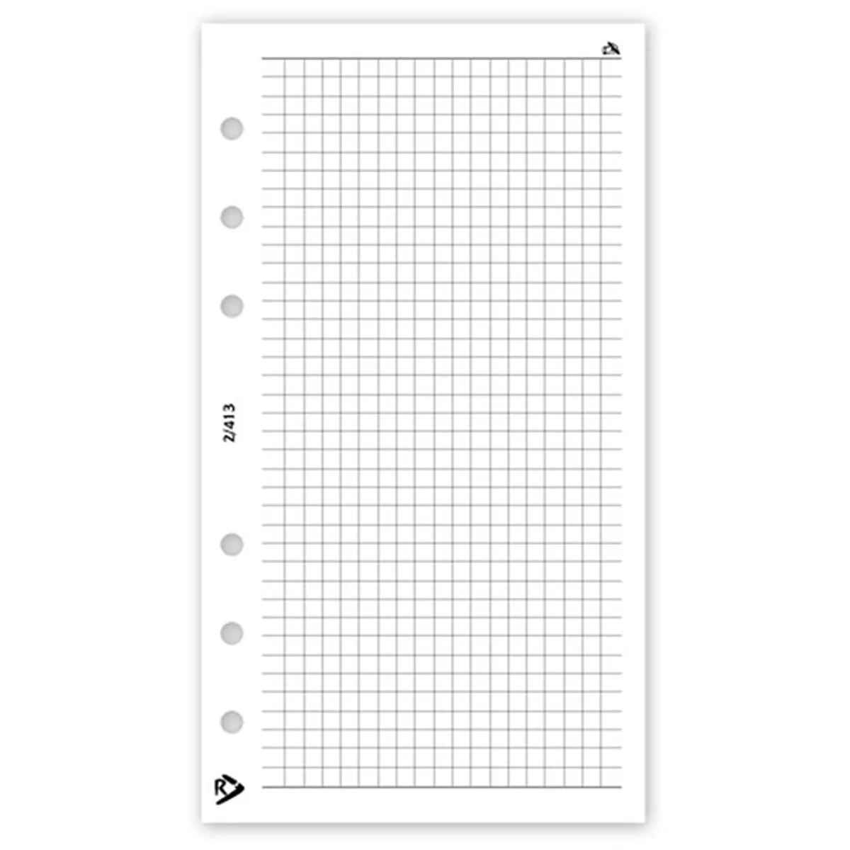 Realsystem 2/413 négyzethálós jegyzet gyűrűs naptár kiegészítő #1