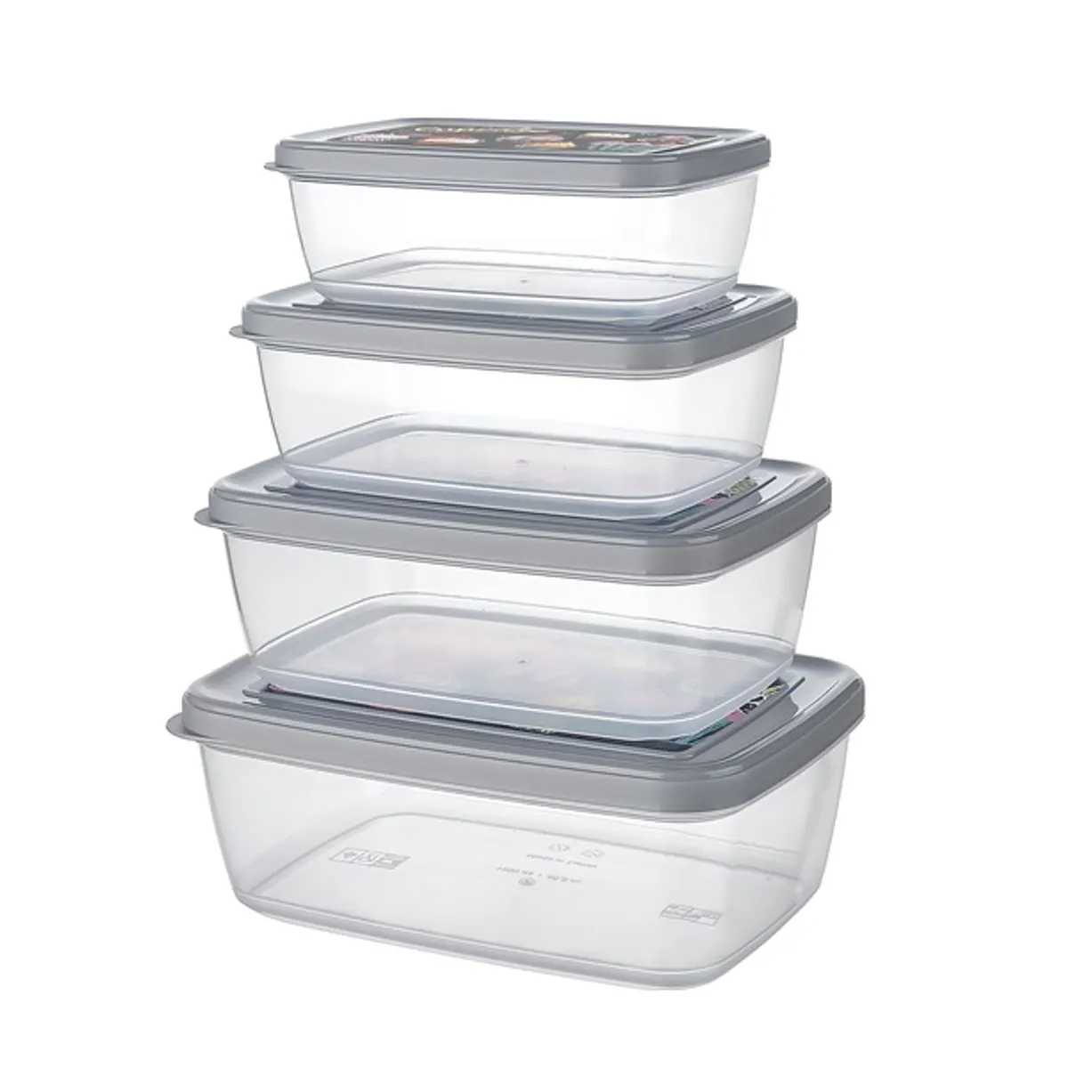 IRIS ARIA tárolódoboz szett 4 darabos, 400-550-850-1.200ml AP-9263 #4