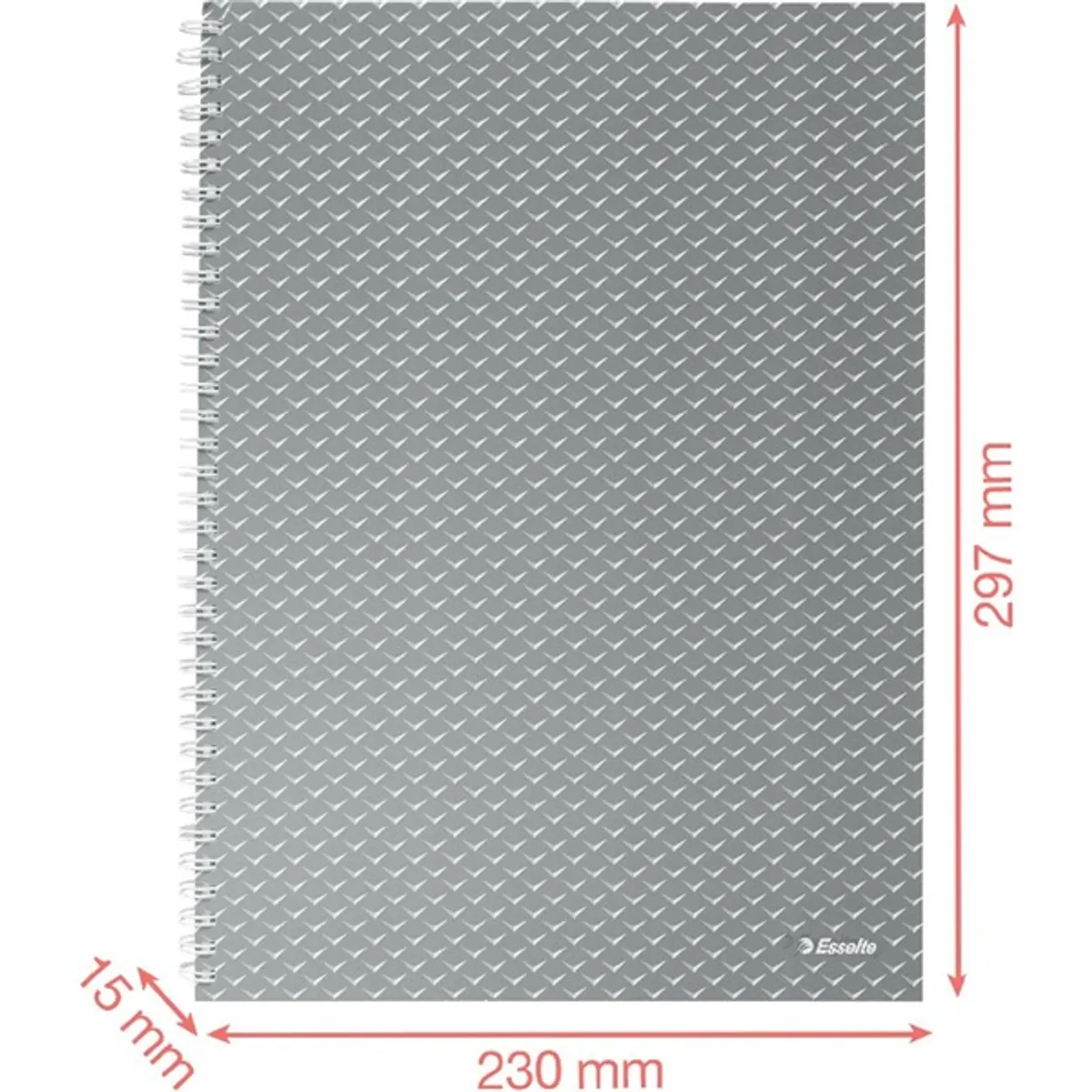 Esselte ColourBreeze A4 vonalas levendula spirálfüzet #5