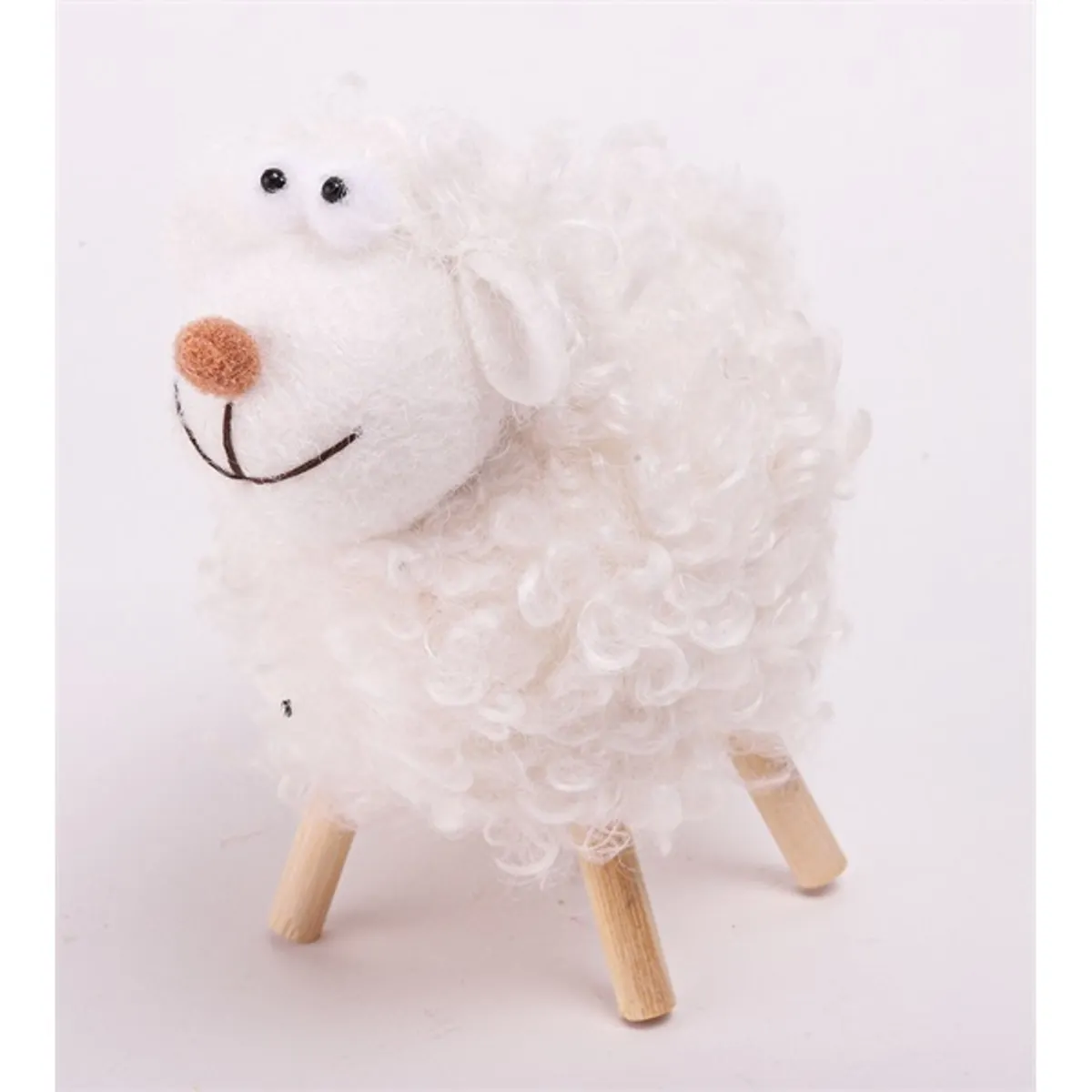 IRIS dekor bárány fa lábú 14cm #1