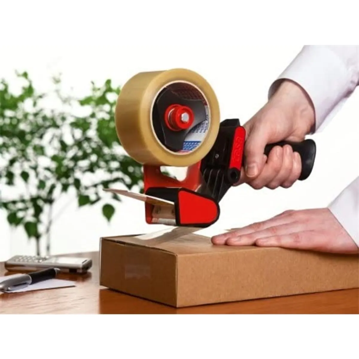 Tesa 57176 50mmx66 m ultraerős átlátszó csomagzáró szalag #2