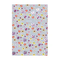 Kalendart 404 Notes found C167N A5 Flowers Blue élfestett jegyzetfüzet