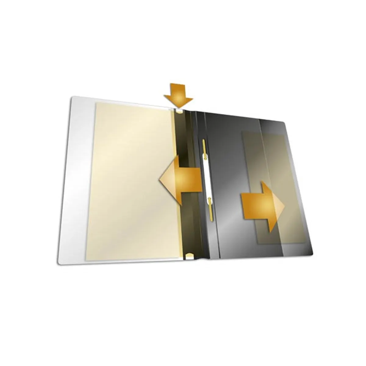 Durable Duraplus fekete gyorsfűző #2