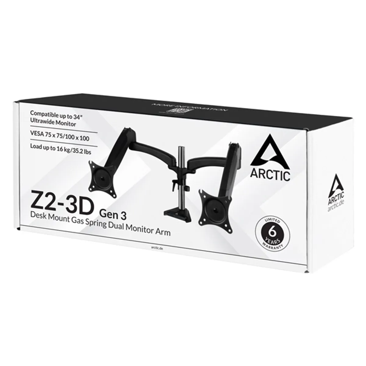 Arctic Z2 3D gen3 asztali monitor konzol #10