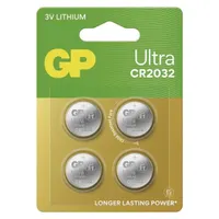 GP B32324 Ultra CR2032 lítium gombelem 4db/bliszter #1