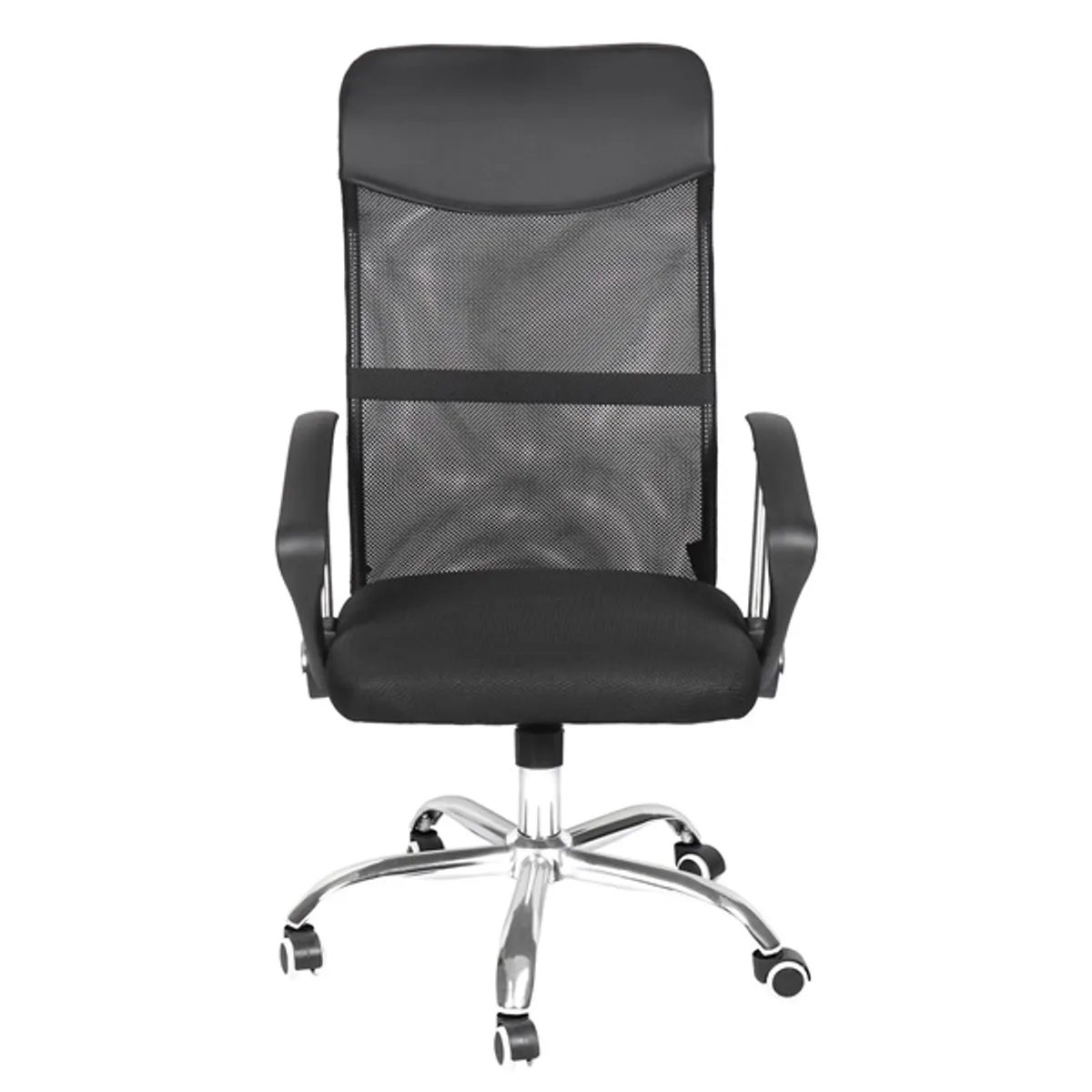 IRISOffice AURORA BLACK fekete, szövet-hálós, magas háttámlás irodai forgószék #3