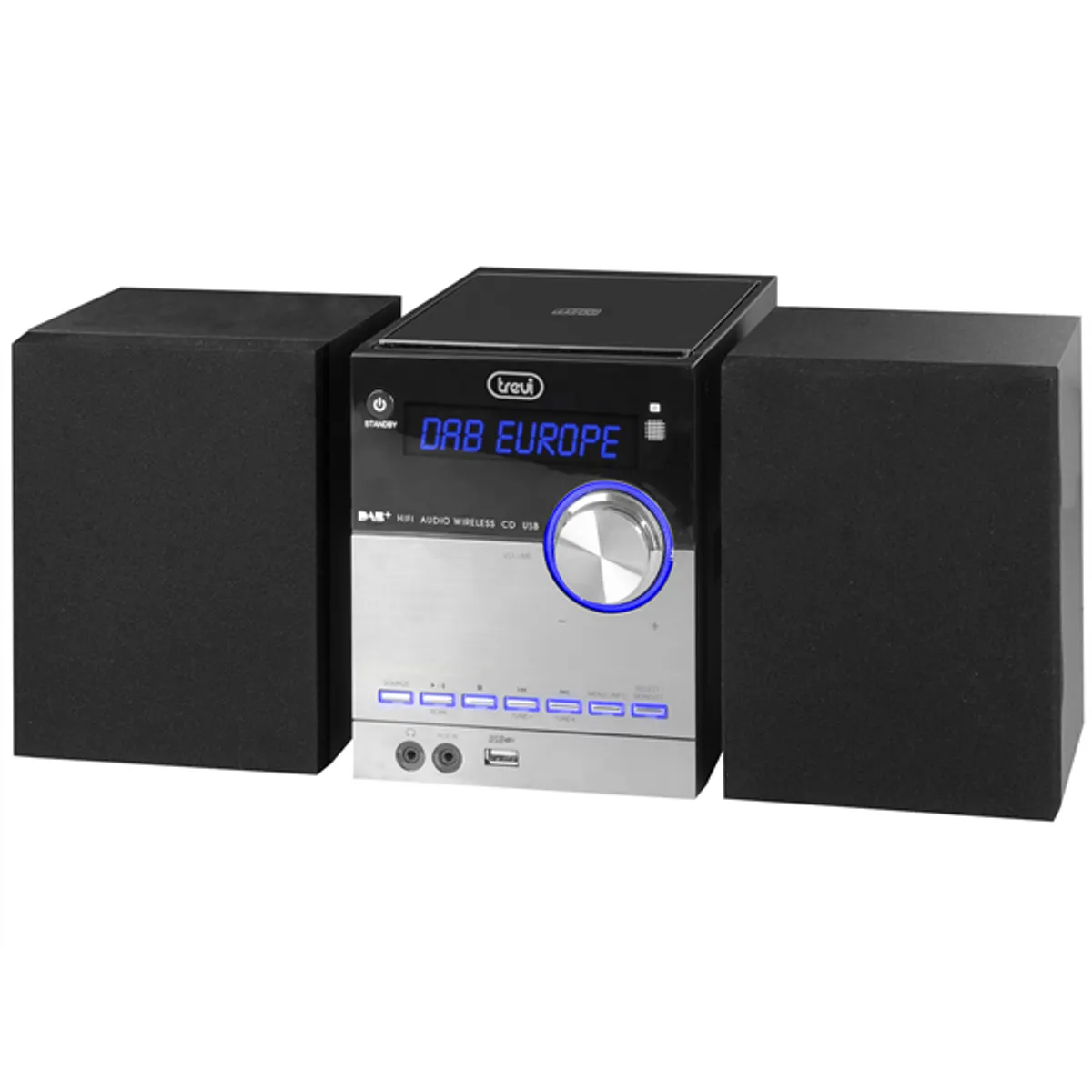Trevi HCX 10D8 DAB kompakt Hi-Fi rendszer #1