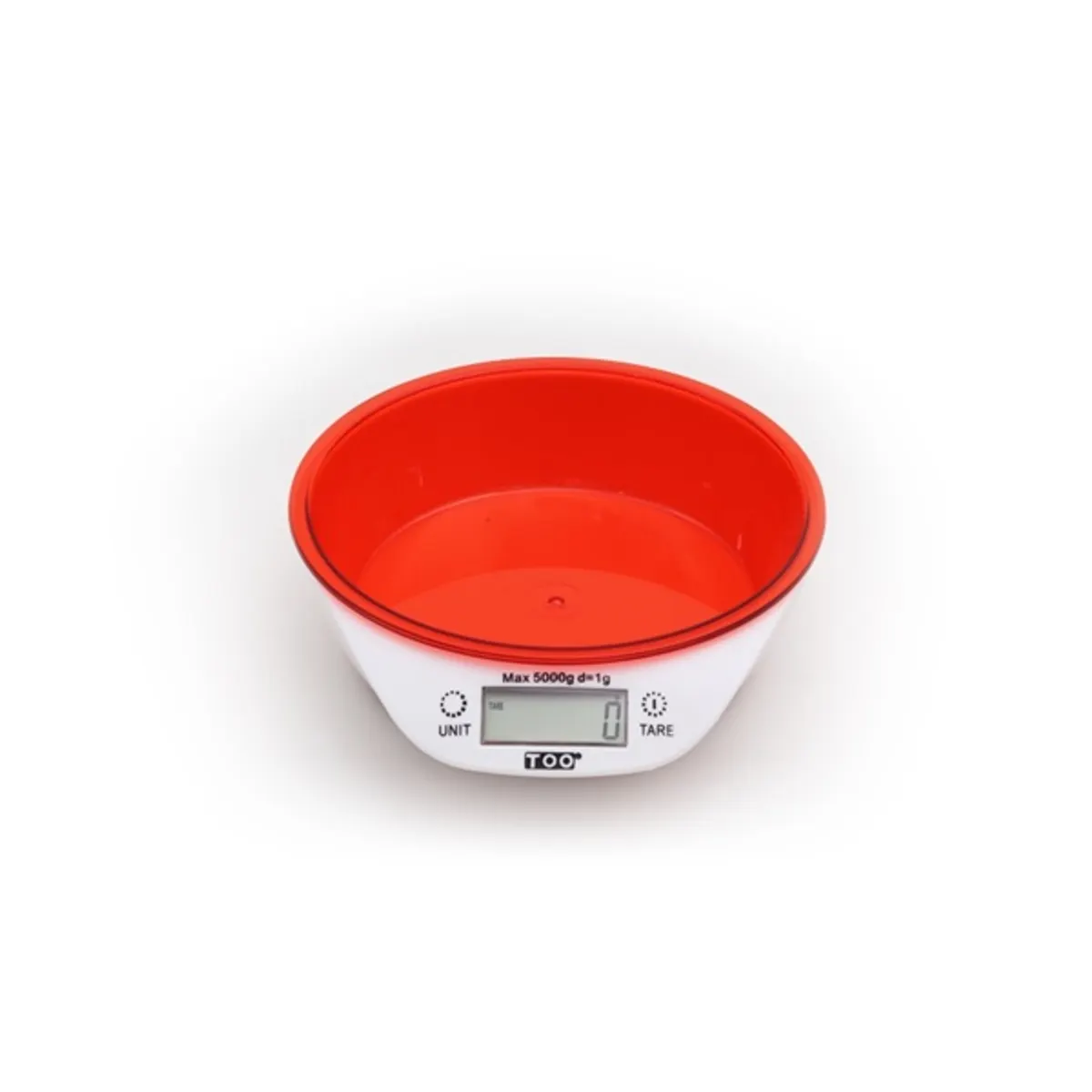 TOO KBSC-300-R piros tálas konyhai mérleg #1