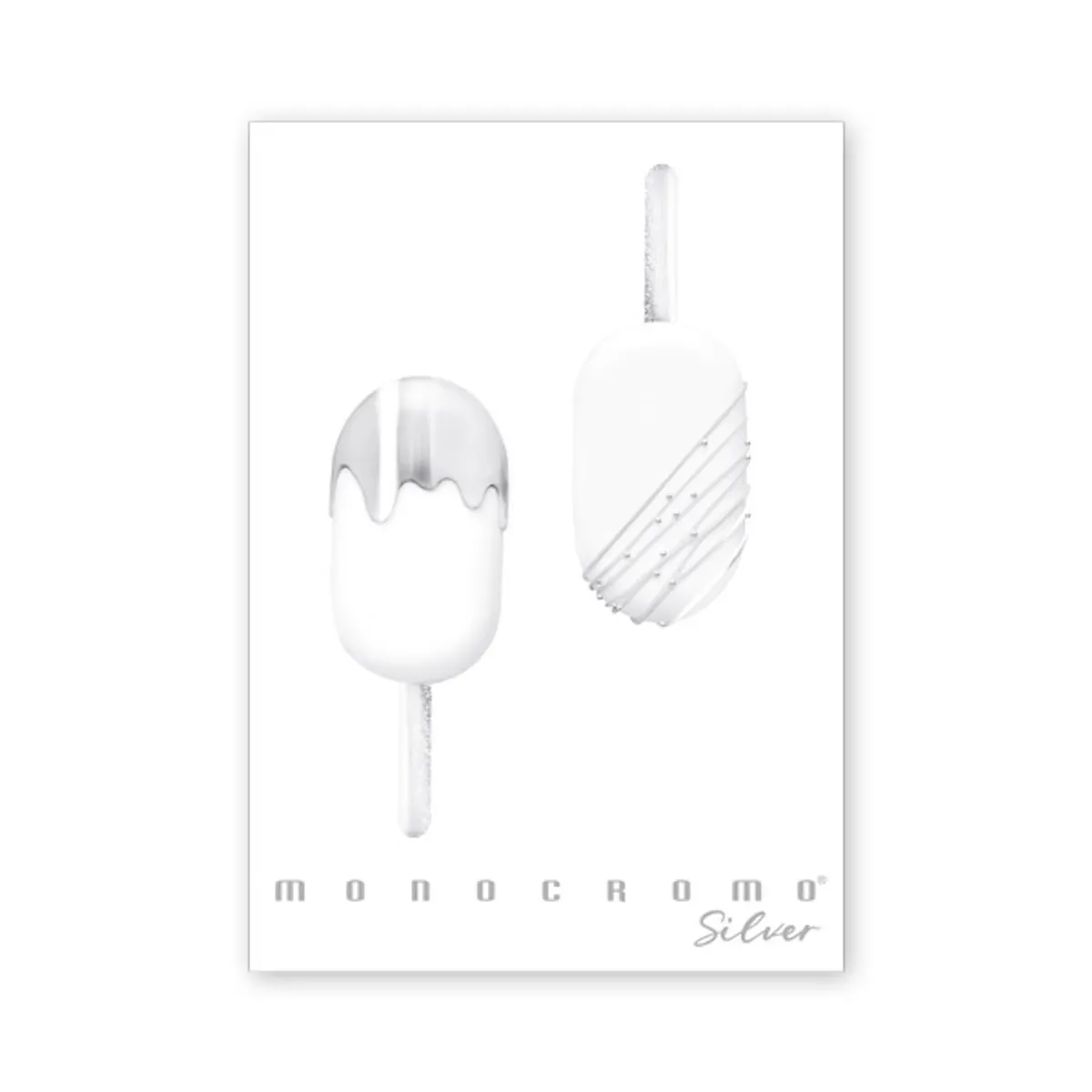 Pigna Monocromo Silver A4 38 lap, tűzött, vonalas füzet #4