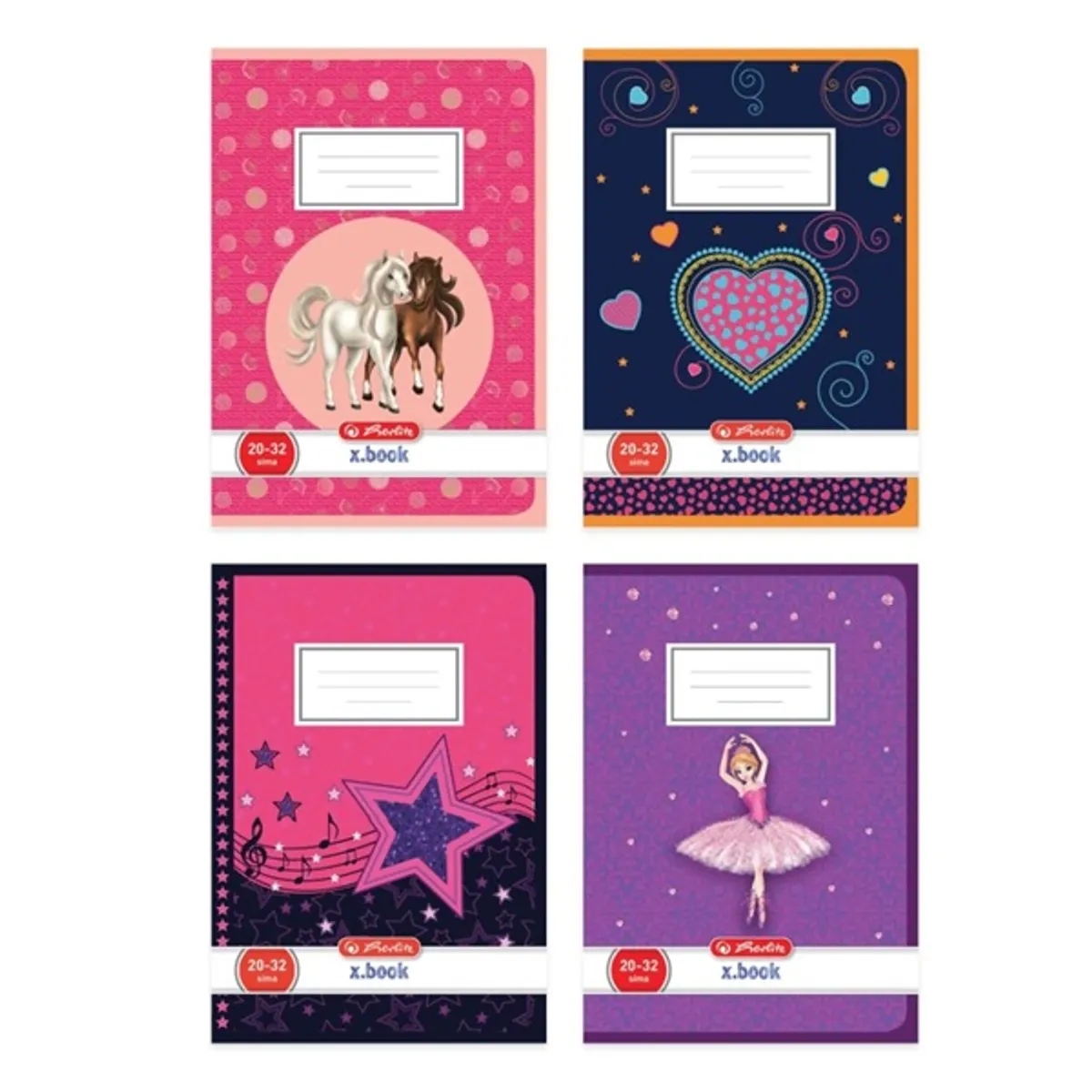 Herlitz Girls A5 20-32 sima füzet #1