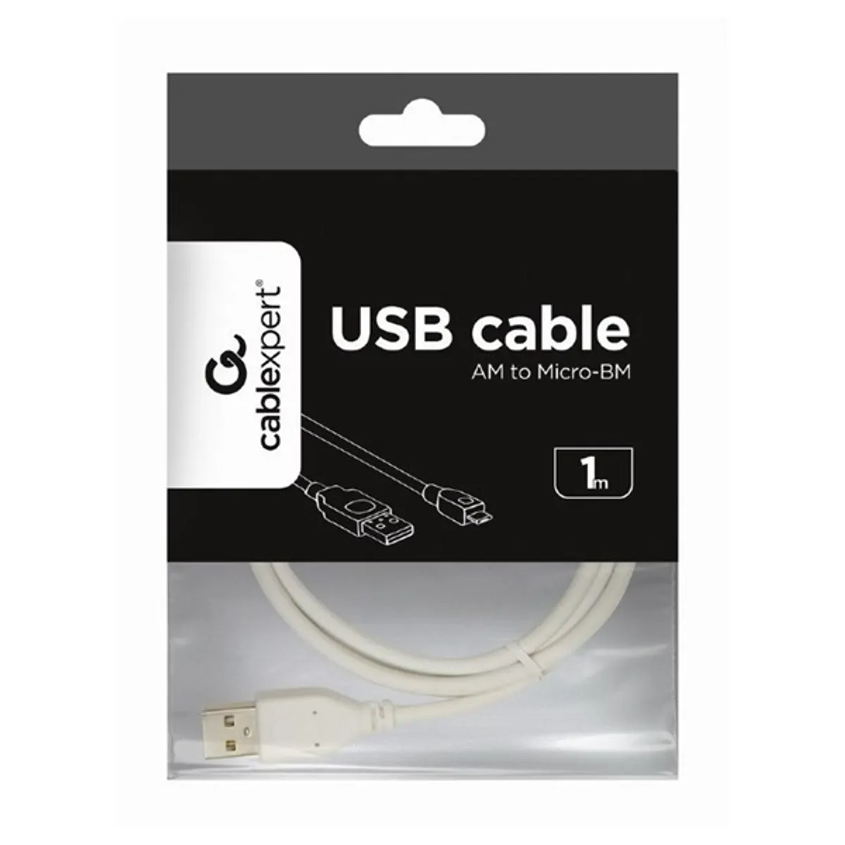 Gembird CCP-MUSB2-AMBM-1M 1m 2.0 AM-MBM5P micro USB kábel #3