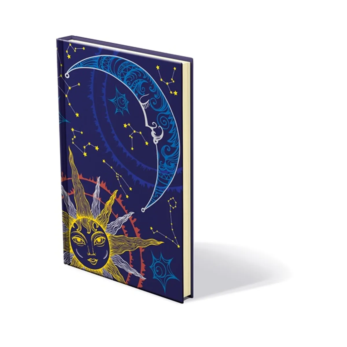 Kalendart Spektrum Moon S165 chamois vonalas keményfedeles notesz #1