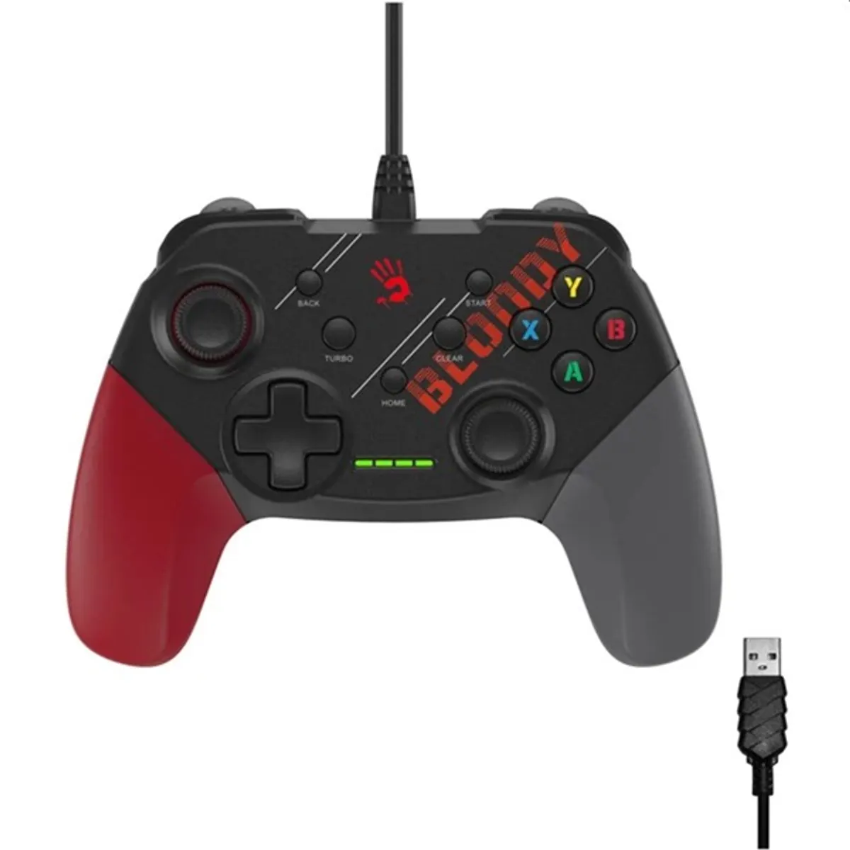 A4-Tech A4TJOY47404 Bloody GP30 PC/PS3/Android USB vezetékes fekete kontroller #2