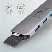 Axagon HMC-HCR3A SuperSpeed USB-C COMBO 5in1 HUB #3