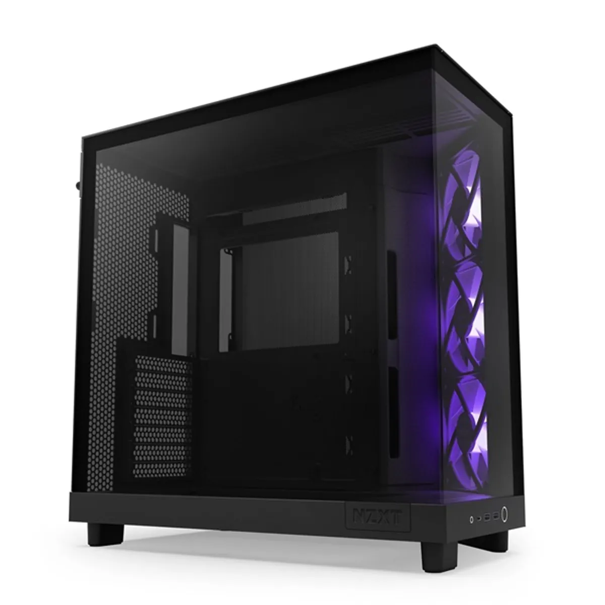 NZXT H6 Flow RGB (2023) fekete (táp nélküli) ablakos ATX ház #2