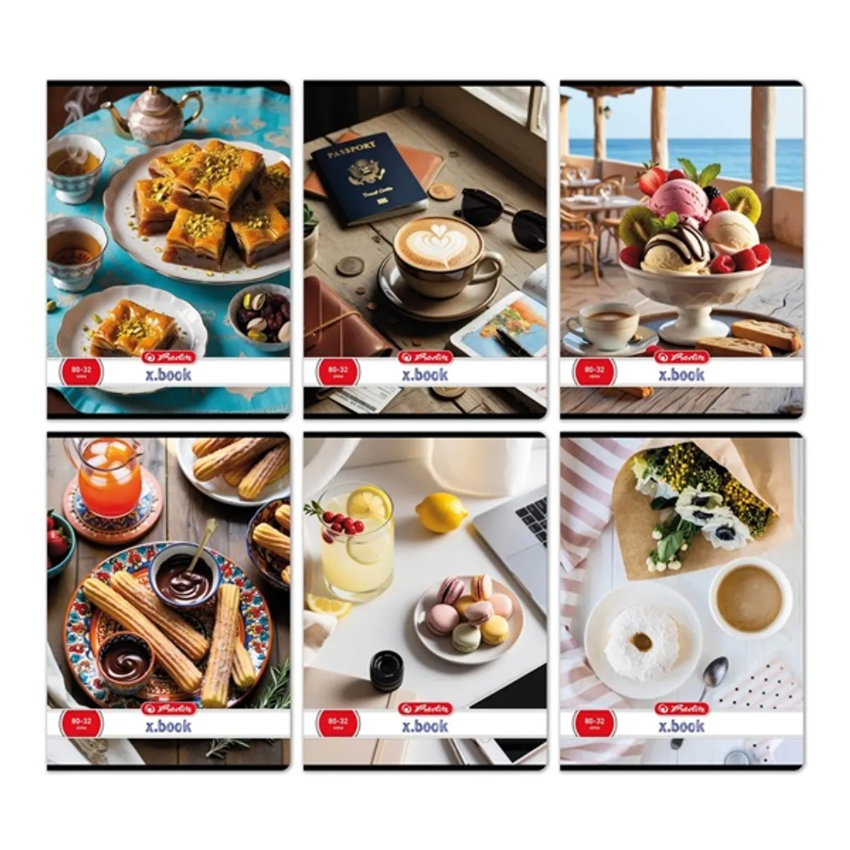 Herlitz Taste the Globe A4 80-32 sima füzet #1