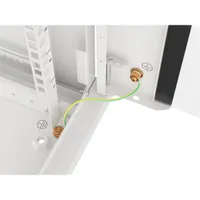 Lanberg WF01-6404-10S 19" 4U SZÉL:600mm MÉLY:450mm MAG:290mm lapraszerelt üvegajtós szürke fali rack szekrény #2