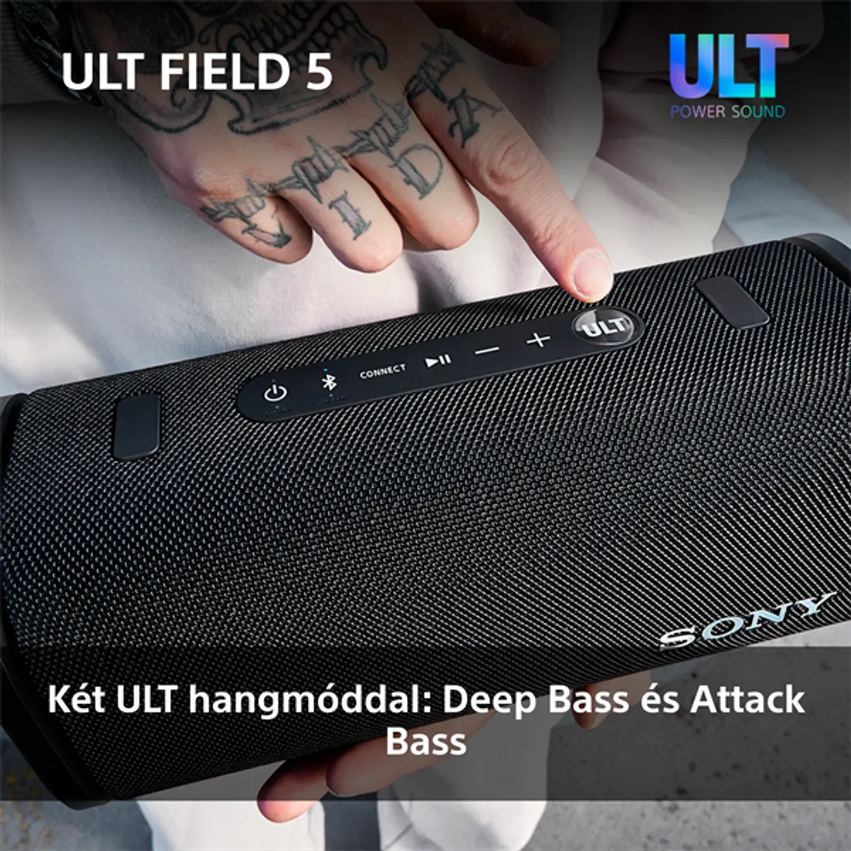 Sony ULT Field 5 fehér Bluetooth hangszoró #6